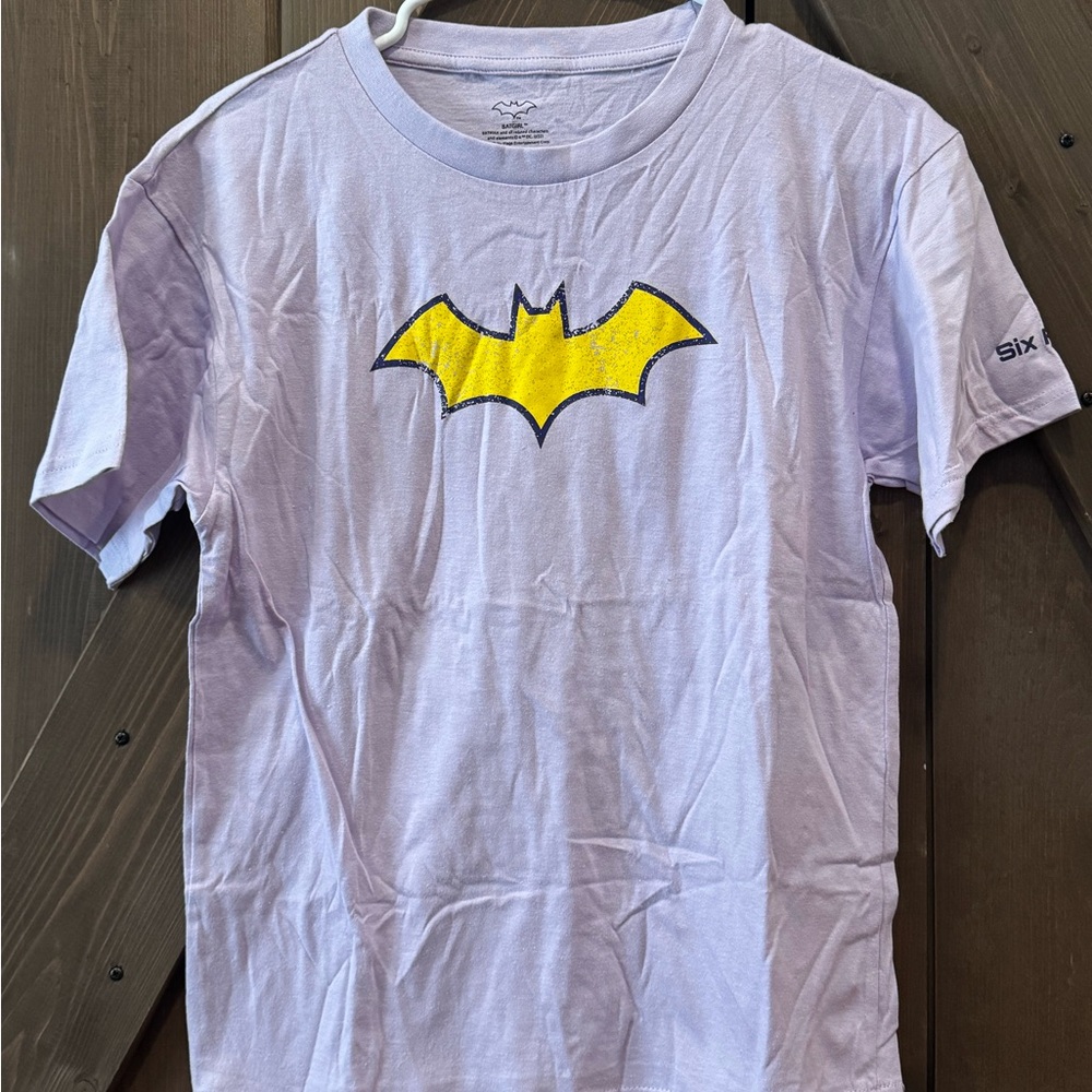 Batman Kids T-Shirt in Light Purple by